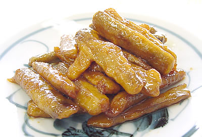 蓮根まんじゅうのあんかけ