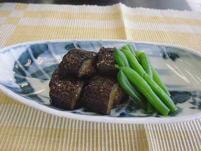 茄子のピリ辛炒め