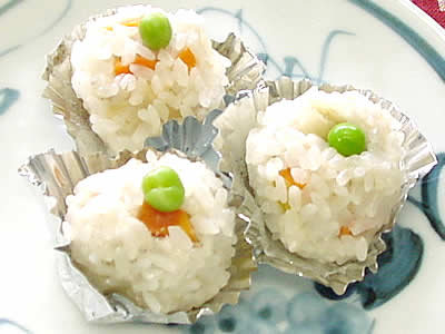 蓮根まんじゅうのあんかけ